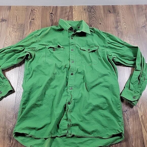 Red Head Other - Red Head Shirt Mens XLT Green Button Up Outdoor Long Sleeve Hiking Hunting Read*
